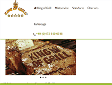 Tablet Screenshot of kingofgrill.com